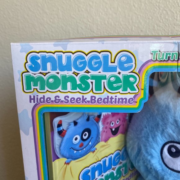 Snuggle Monster Hide Seek Bedtime Storybook And Plush NIB - Picture 2 of 13